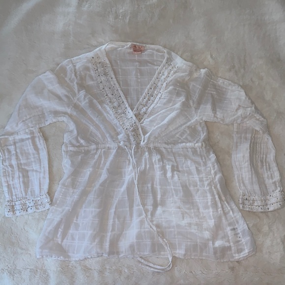 Embellished Beach Cover-Up - Picture 1 of 7